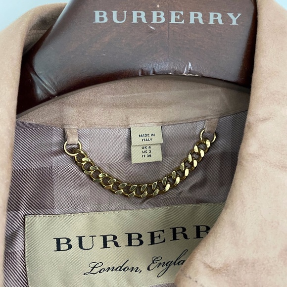 Burberry Sanbridge Suede Wrap Trench coat - Picture 6 of 10